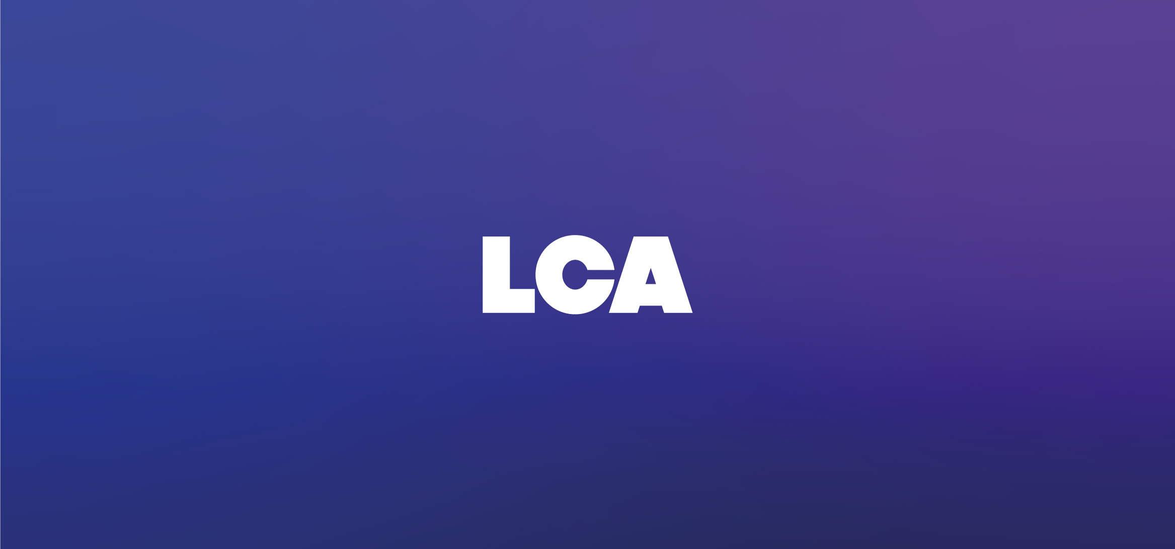 LCA logo on Gradient