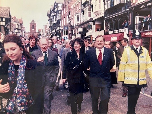 Jane Groom working for former Labour Deputy Prime Minister John Prescott