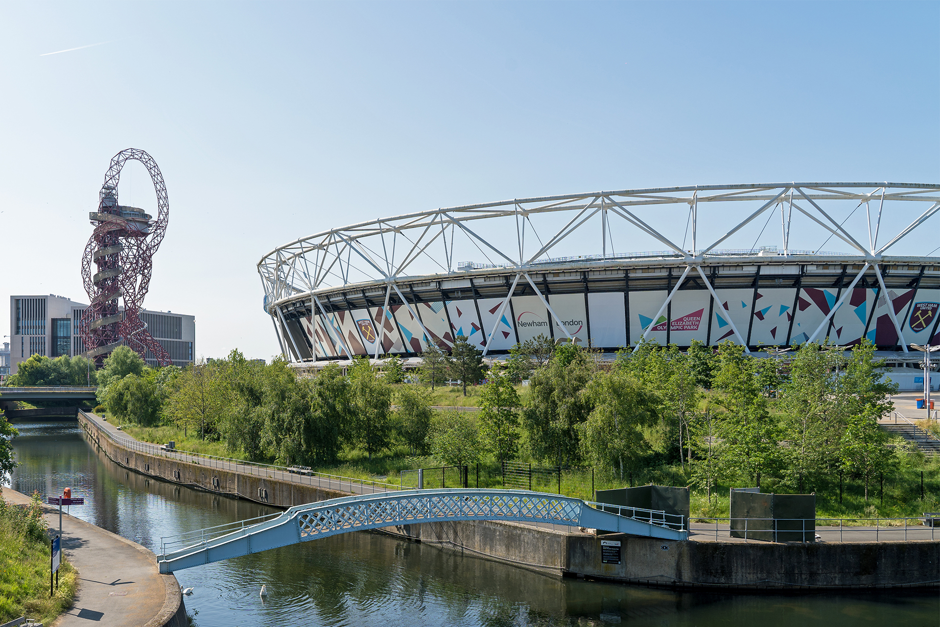 The London Stadium in the Olympic Park