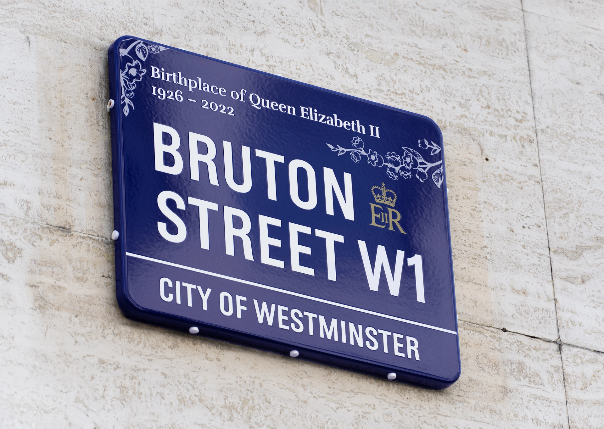 Bruton Street sign