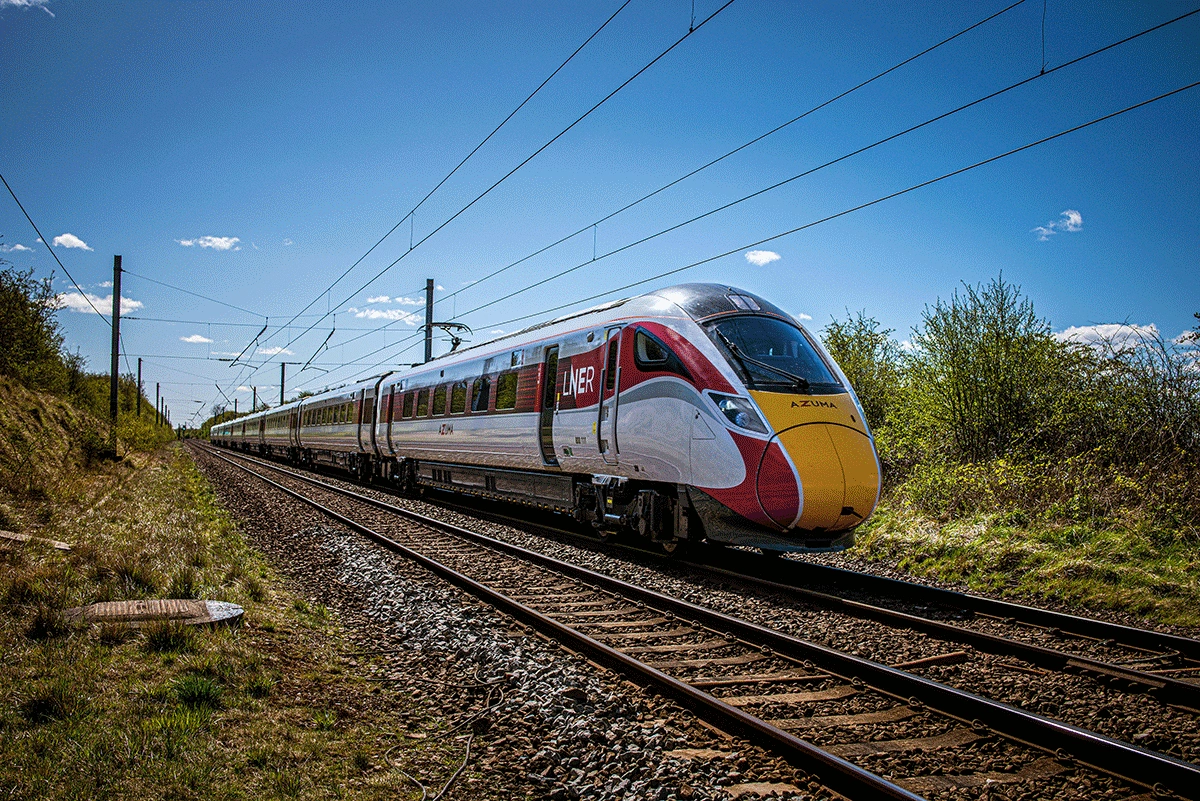 The UK train network