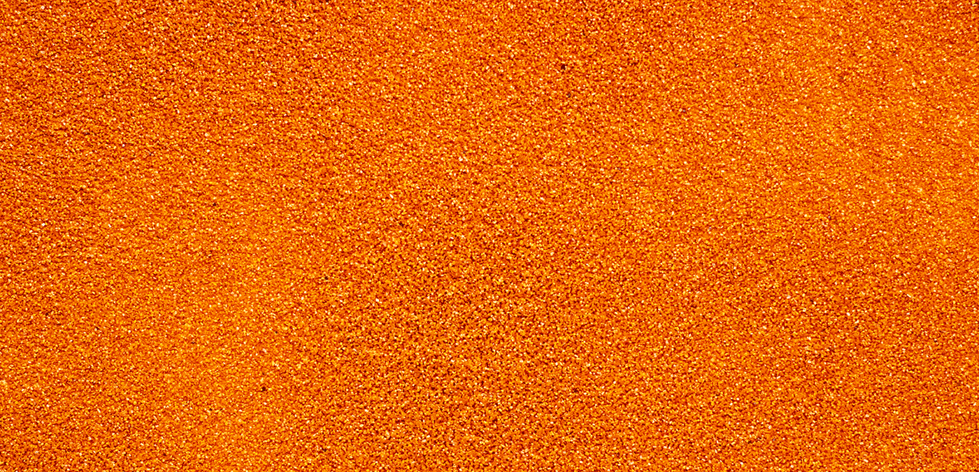 Orange glitter